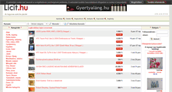 Desktop Screenshot of licit.hu